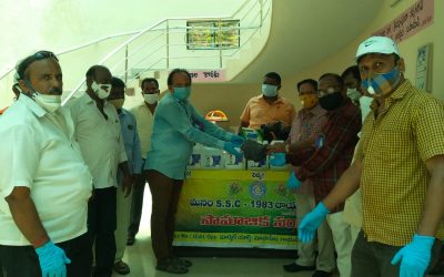 MANAM Donated Sanitizer, Gloves and Disposable Syringes