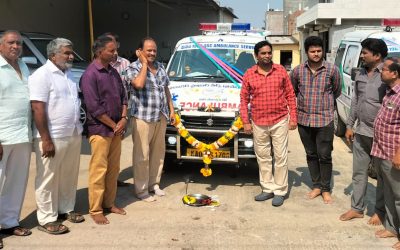 Generous Donation-Ambulance Van gifted to Manam SSC